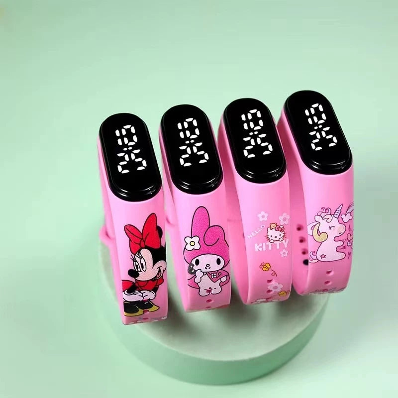 Compre Já Brasil indica Relógio Led Menina Menino À Prova da Água com Desenhos Animados. Ótimo presente para seu Filhos.