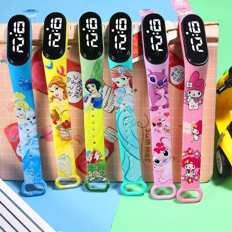 Compre Já Brasil indica Relógio Led Menina Menino À Prova da Água com Desenhos Animados. Ótimo presente para seu Filhos.