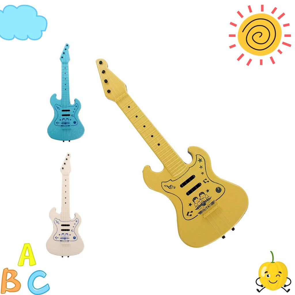 A Compre Já Brasil Indica Kit Musical Brinquedos Educativo C/5 Instrumentos Tambor Violão Pandeiro Flauta Infantil