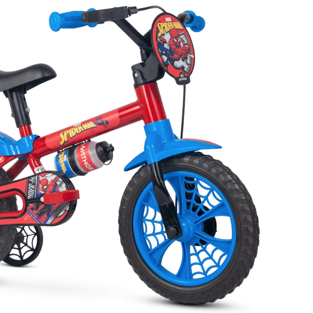 A Compre Já Brasil Indica Bicicleta Infantil Nathor Aro 12 Menino SPIDER MAN HOMEM ARANHA Criança de 90cm a 1 metro 2 A 5 Anos