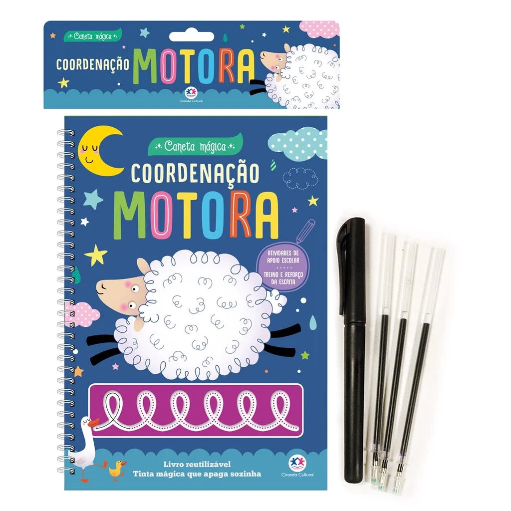 A Compre Já Brasil Indica Livro Caneta Mágica - Coordenacão Motora