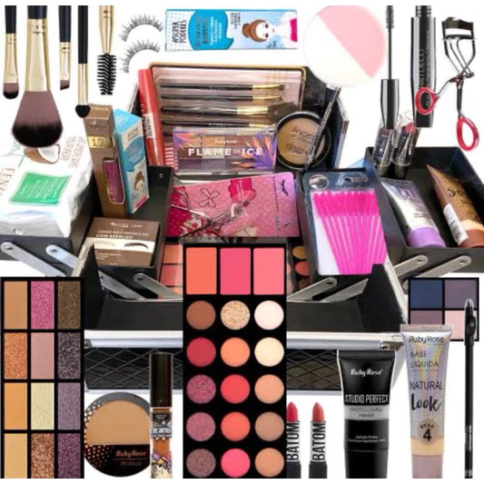 Compre Já Brasil Indica Maquiagem Skin care Inovadora 13 Itens Profissional