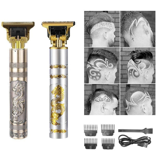 Compre Já Brasil indica Máquina de Barbear Cortar Cabelo Aparador Profissional Barbeador Acabamento Sem Fio Portátil