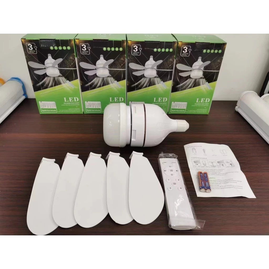 Compre Já Brasil indica Ventilador de teto Com Luz para Pequenos Espaços (6 Hélices) Controle Remoto Bivolt LED 110V-220V